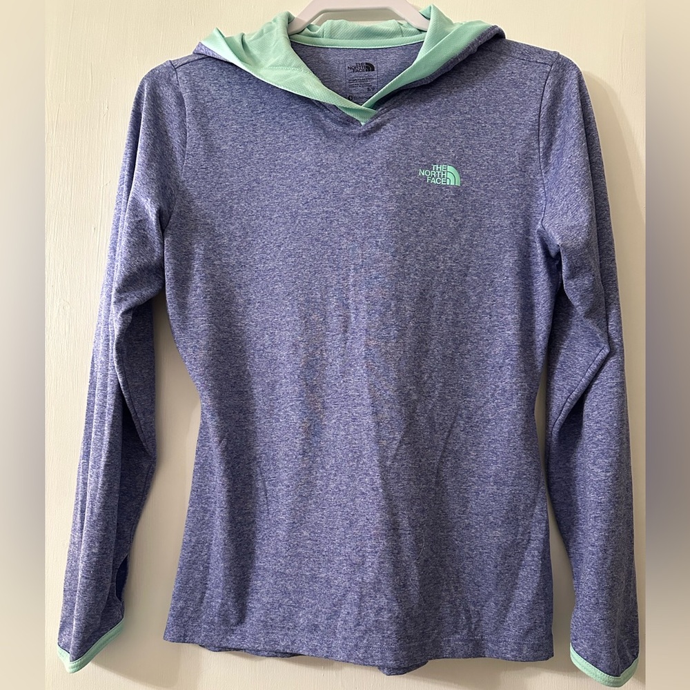 The North Face Heathered Purple Long Sleeve Top